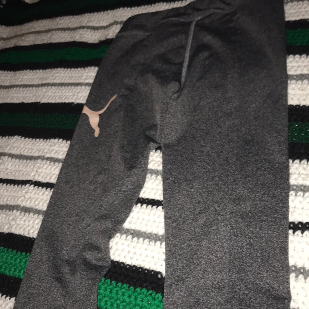 grayish black with rose gold logo